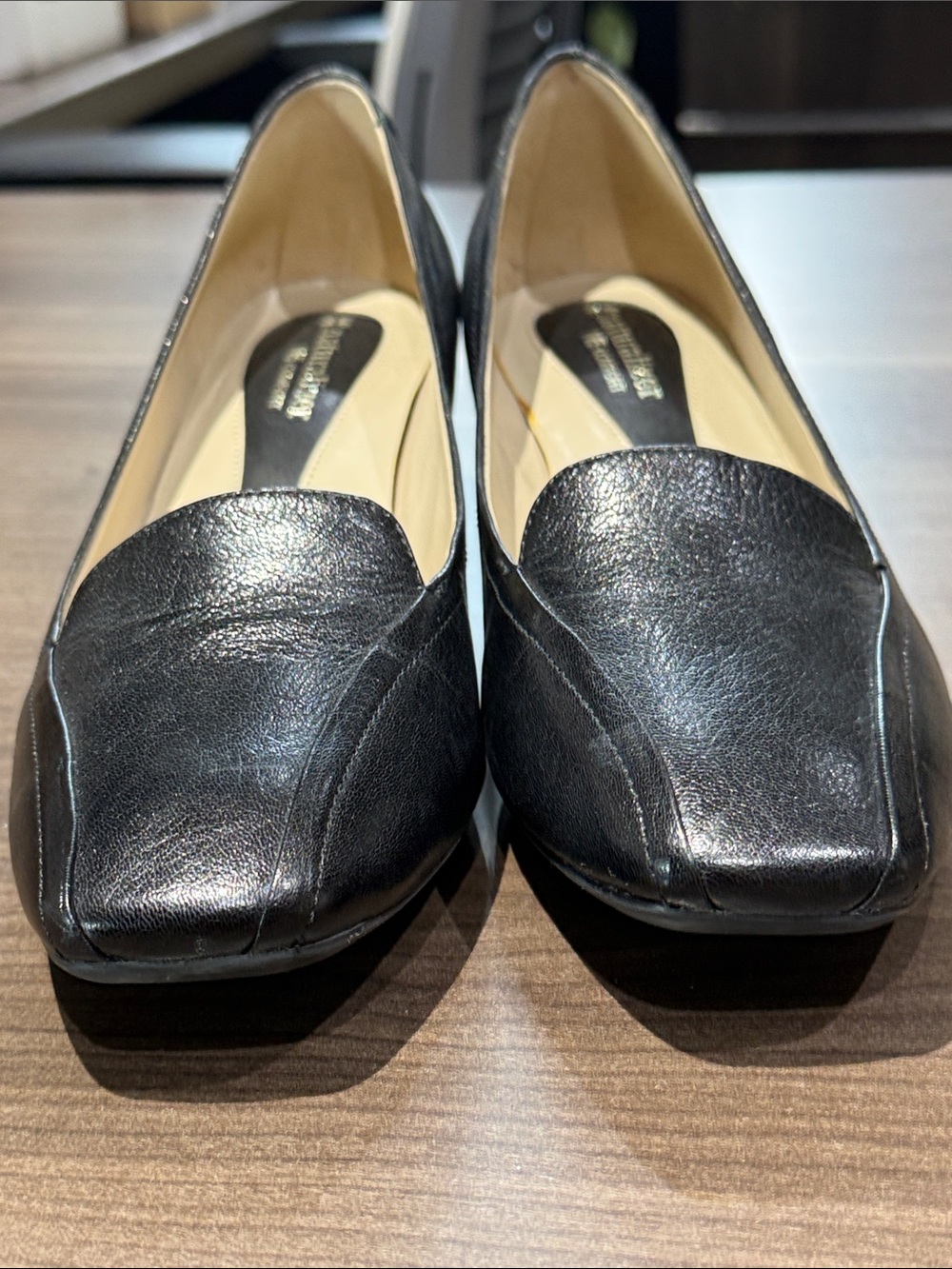 Naturalizer Black Leather Loafers - Picture 5 of 7